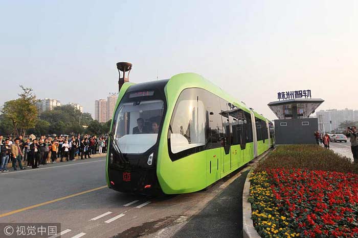 Chinese Trackless Tram