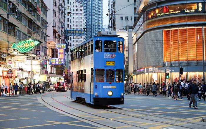 Double-Decker Trams of Hong Kong