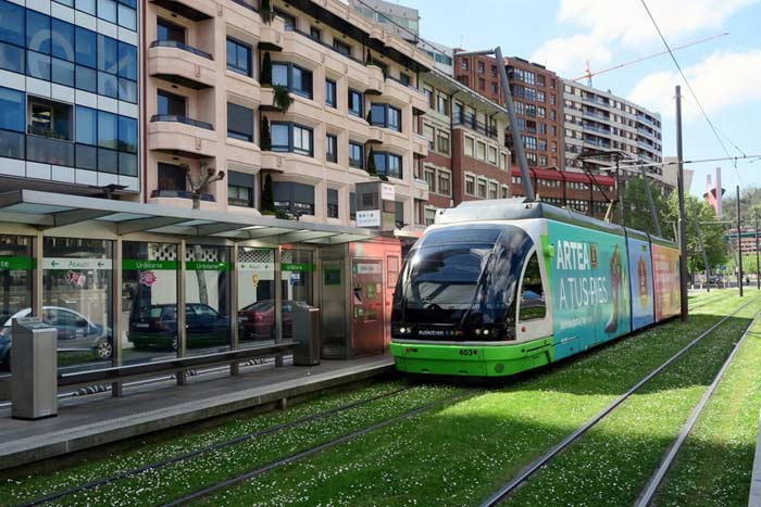 Trams in Bilbao