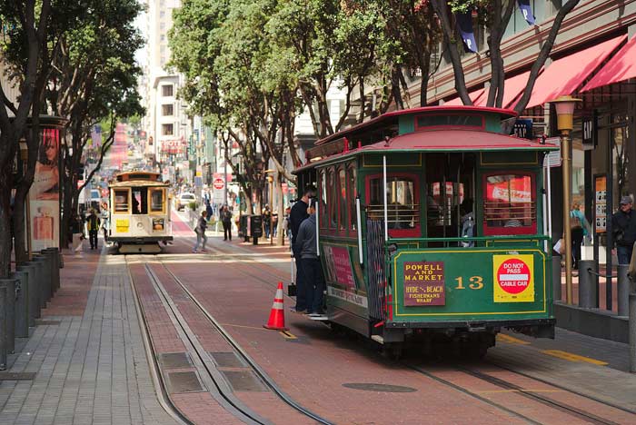 Cable Trams in San Francisco