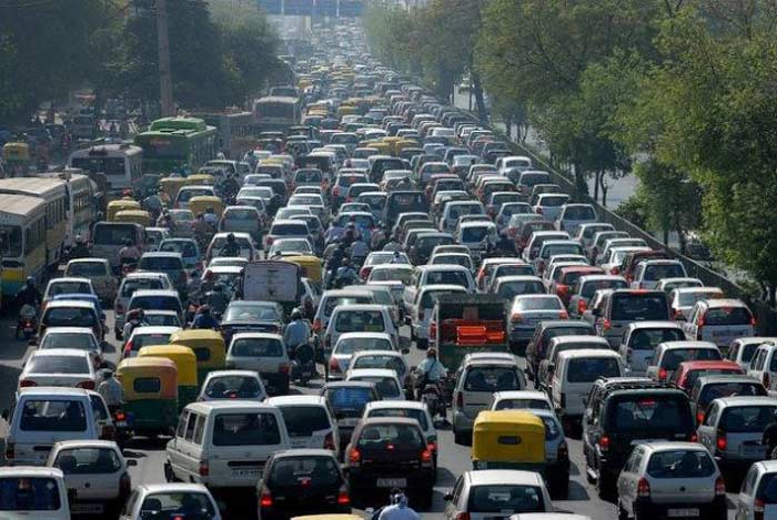 Lyon-Paris, traffic jam