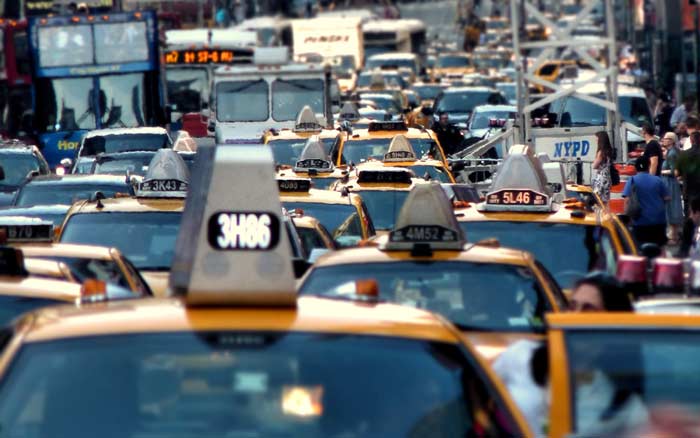 New York State Thruway, traffic jam